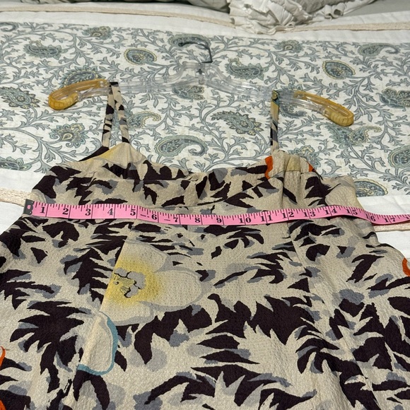 HD in Paris Floral Dress with Cream and Orange Accents - Picture 6 of 9